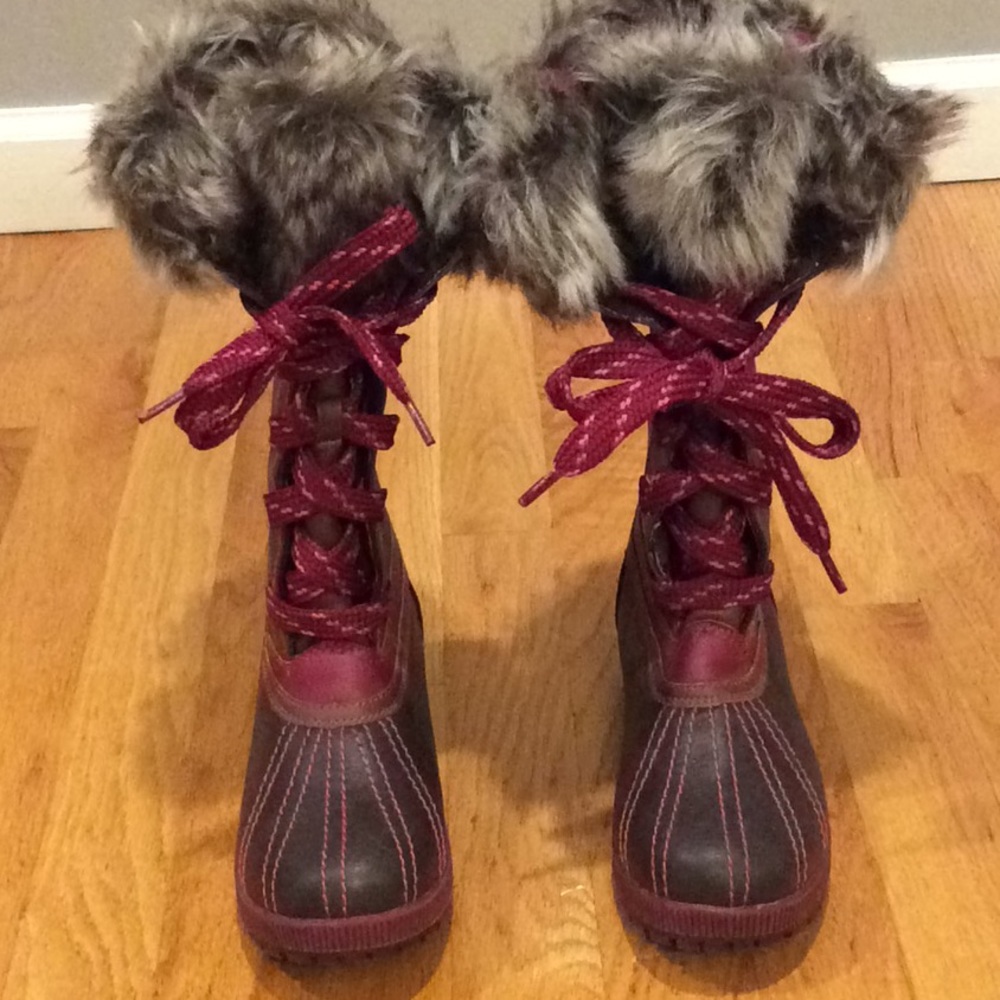 Girl’s London Fog Fur Lined Tall Boots - Size 3